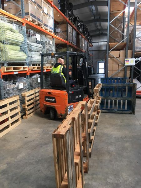 counterbalance forklift truck 