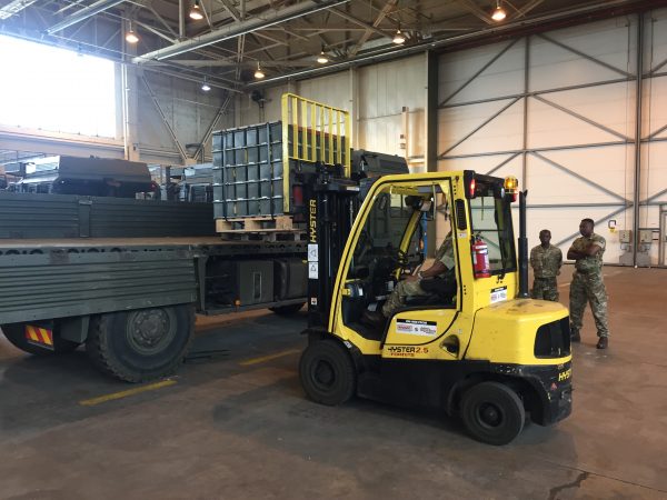 counterbalance vehicle loading