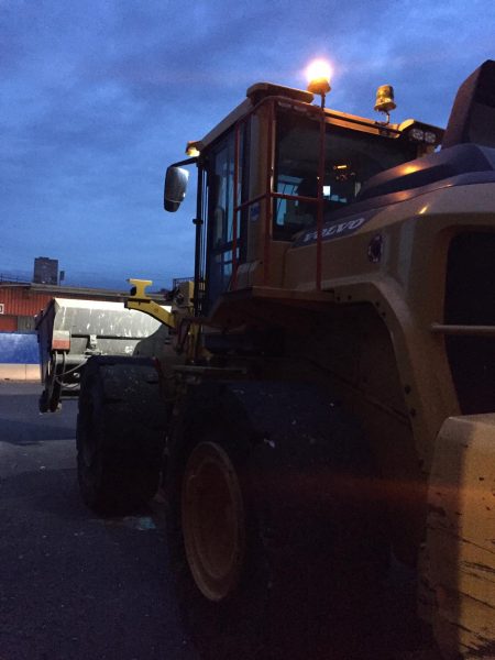 loading shovel training 