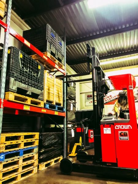 Reach truck training 