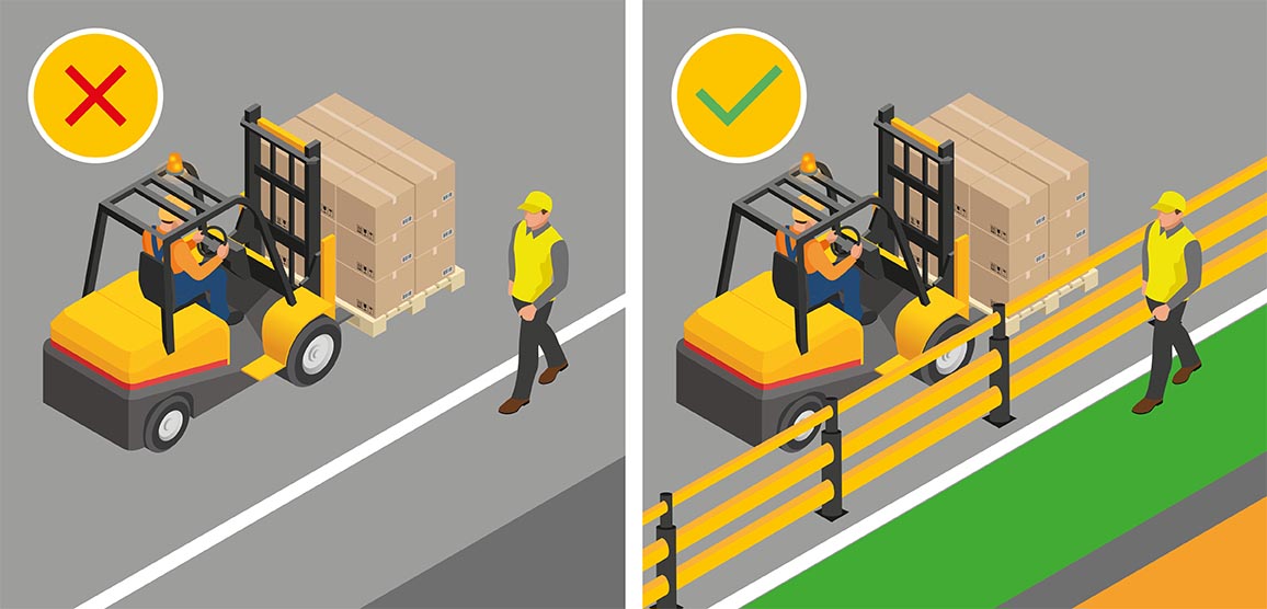 Lift Truck And Pedestrian Safety